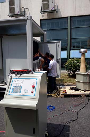 為合肥客戶定做的智能工頻耐壓30KVA-150KV-210KV完工！！